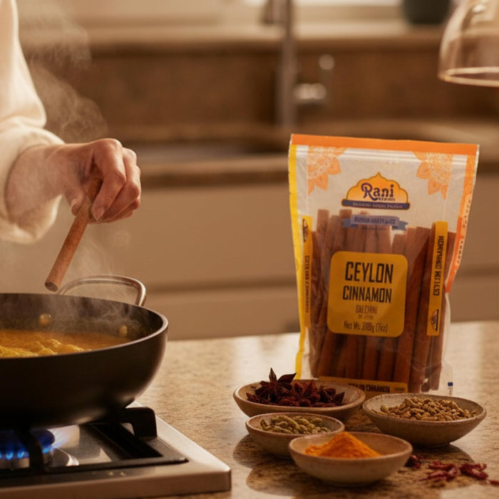 Rani Ceylon Cinnamon Sticks 7oz (200g) ~ 20-24 Sticks 5 Inches in Length, True Ceylon Cinnamon (Not Cassia) ~ All Natural | Vegan | No Colors | Gluten Friendly | NON-GMO | Indian Origin