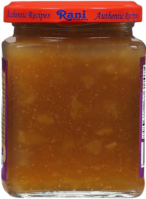 Rani Hot Mango Chutney (Spicy Indian Preserve) 12.5oz (350g) Glass Jar, Ready to eat, Vegan, Pack of 5+1 FREE ~ Gluten Free, All Natural, NON-GMO | Kosher