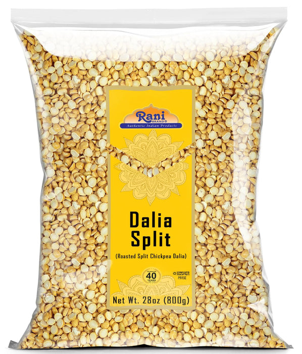 Rani Daliya Split (Roasted Split Chickpeas Dalia) 800g (28oz) ~ All Natural | Vegan | Kosher | Indian Origin