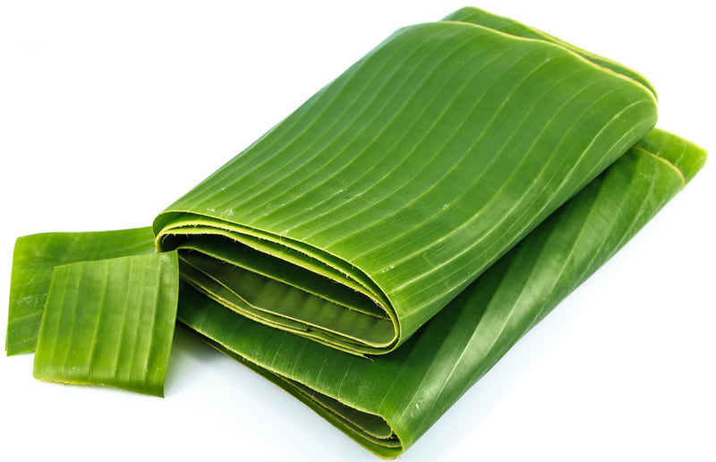 Rani Fresh Banana (Kela) Leaves Approximately 16oz