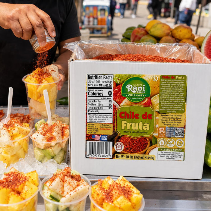 Rani Chile de Fruta (Fruity & Spicy Seasoning) 160oz (10lbs) 4.54kg Bulk Box ~ Gluten Free | NON-GMO | Kosher | Vegan | Sodium Free | Product of USA