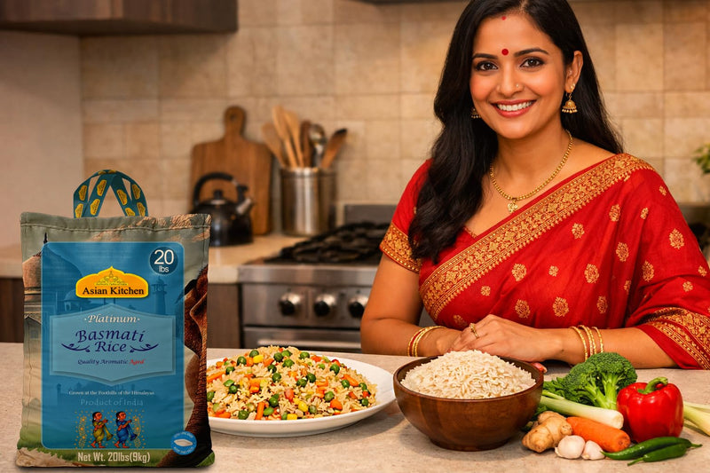 Asian Kitchen Platinum Basmati Rice Aged 24 months {4 Sizes Available}
