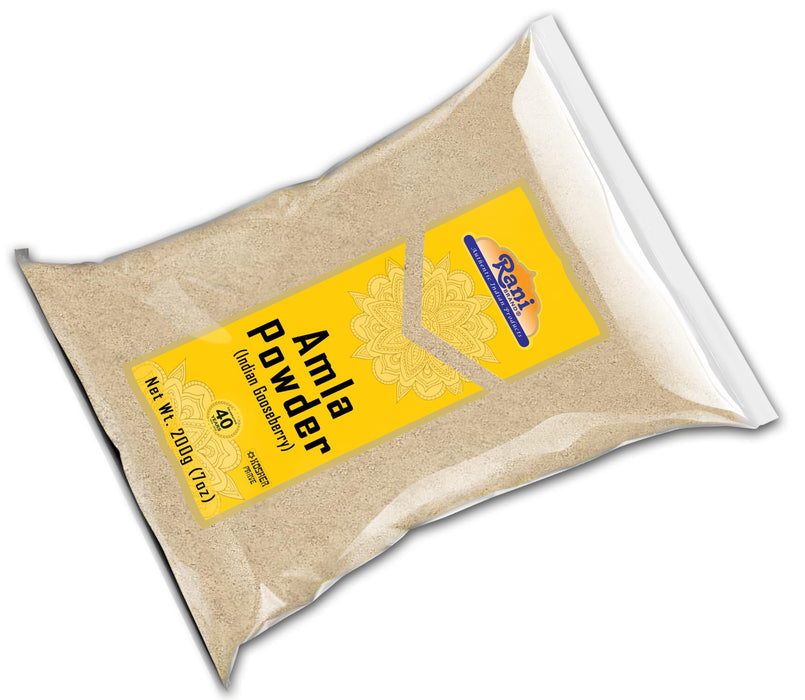 Rani Amla Powder (Indian Gooseberry) 7oz (200g) ~ All Natural | No Color | Gluten Friendly | Vegan | NON-GMO | Kosher | No Salt or fillers | Indian Origin