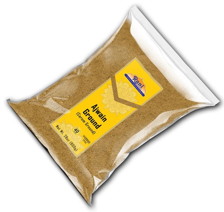 Rani Ajwain Powder (Carom Bishops Weed) Ground Spice 28oz (800g) ~ All Natural | Vegan | Gluten Friendly | NON-GMO | Kosher | Indian Origin