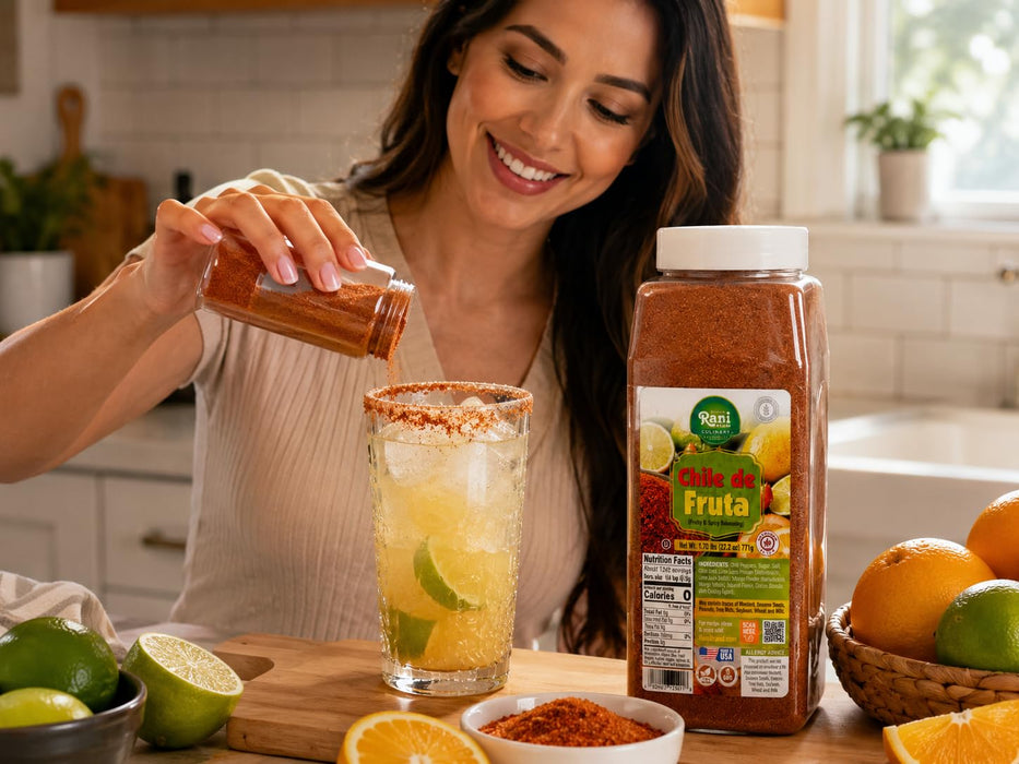 Rani Chile de Fruta (Fruity & Spicy Seasoning) 27.2oz (1.70lbs) 771g PET Jar ~ Gluten Free | NON-GMO | Kosher | Vegan | Sodium Free | Product of USA