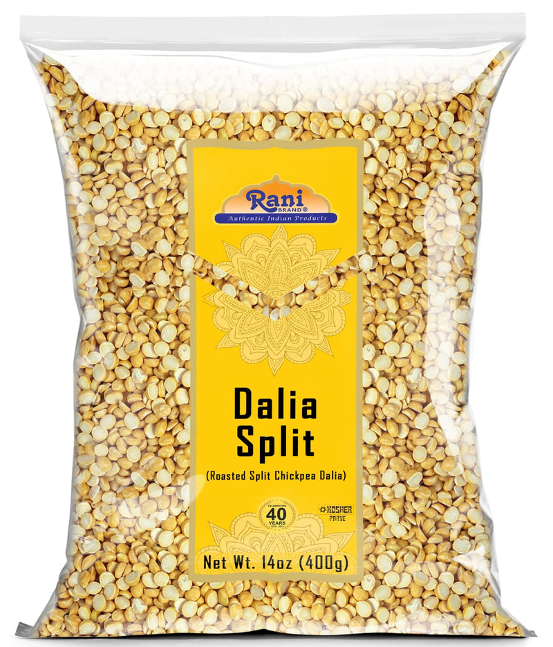 Rani Daliya Split (Roasted Split Chickpeas Dalia) 400g (14oz) ~ All Natural | Vegan | Kosher | Indian Origin