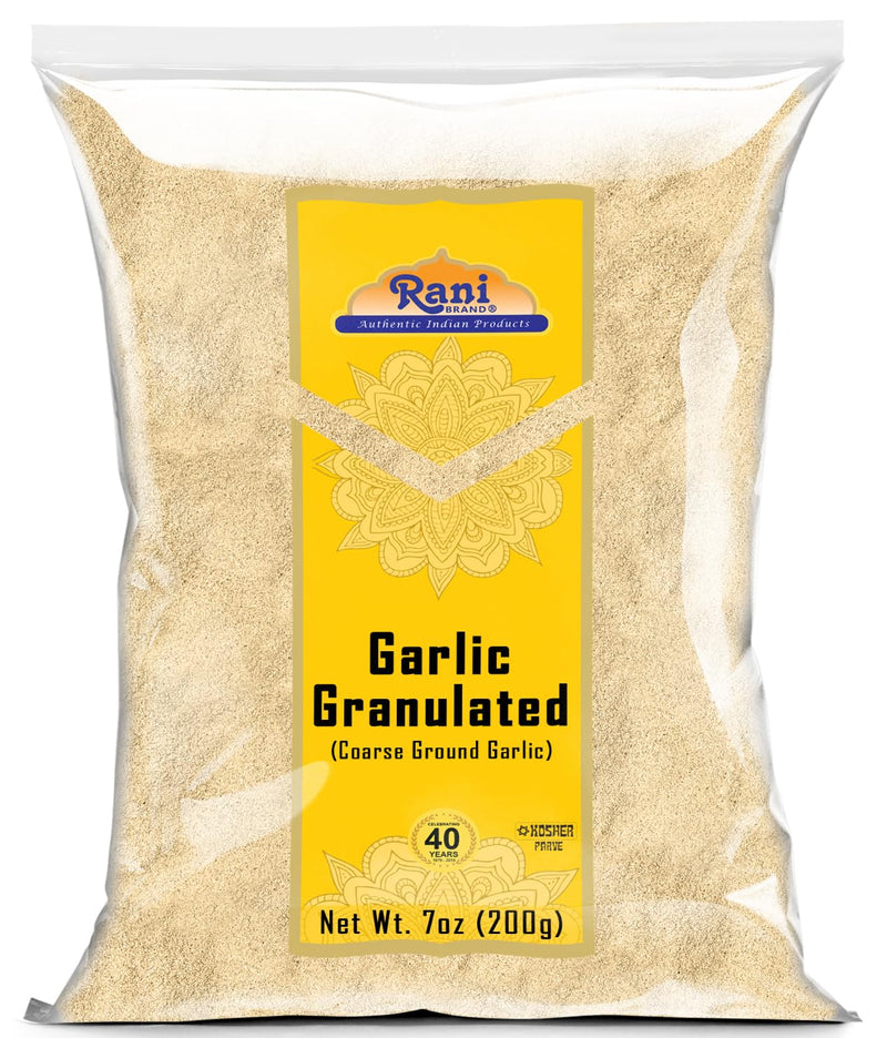 Rani Granulated Garlic (Coarse Ground Garlic) 7oz