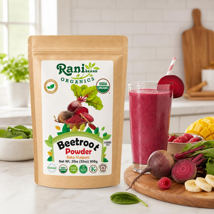Rani Organic Beetroot Powder (Beta Vulgaris) 32oz (2lbs) 908g ~ All Natural | Vegan | Gluten Friendly | Non-GMO | Indian Origin | USDA Certified Organic