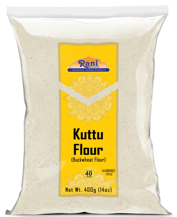 Rani Kuttu (Buckwheat) Flour 14oz (400g) ~ All Natural | Gluten Friendly | NON-GMO | Kosher | Vegan | Indian Origin