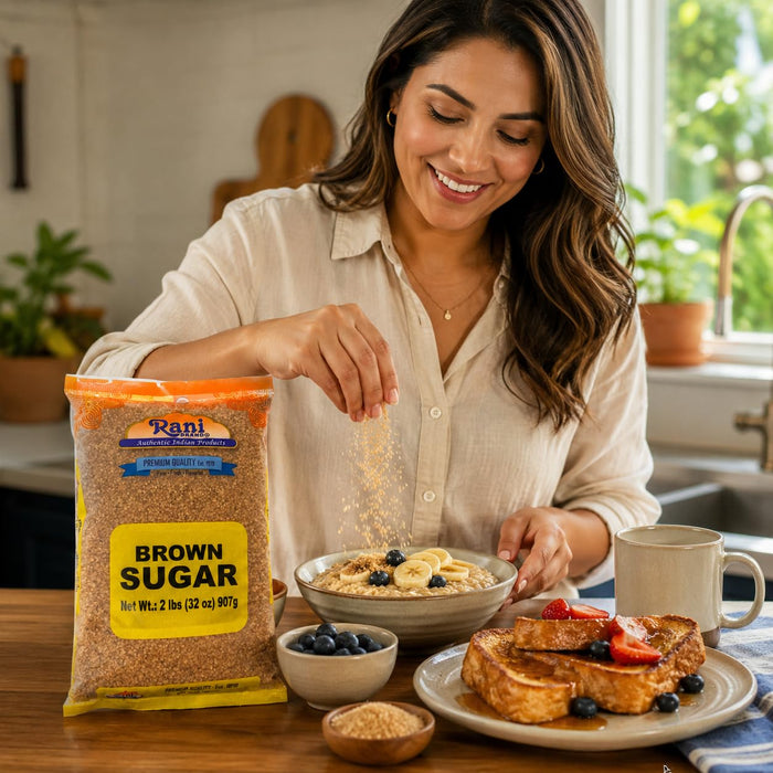 Rani Brown Sugar 32oz (2lbs) 908g ~ All Natural | Gluten Friendly | Vegan | Non-GMO | Kosher | Indian Origin
