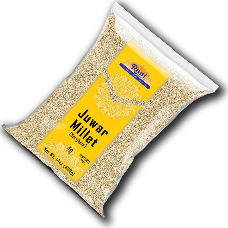 Rani Juwar Millet (Sorghum) Whole Ancient Grain Seeds 14oz (400g) ~ All Natural | Gluten Friendly | NON-GMO | Kosher | Vegan | Indian Origin