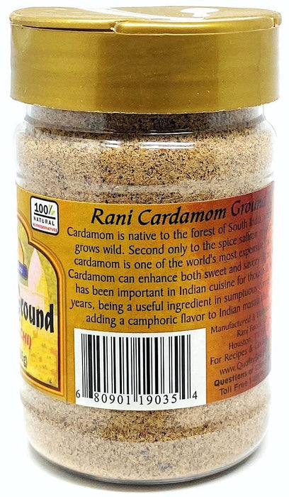 Rani Cardamom (Elachi) Ground, Powder Indian Spice 3oz (85g) PET Jar, Pack of 12 ~ All Natural | No Color Added | Gluten Friendly | Vegan | NON-GMO | No Salt or Fillers