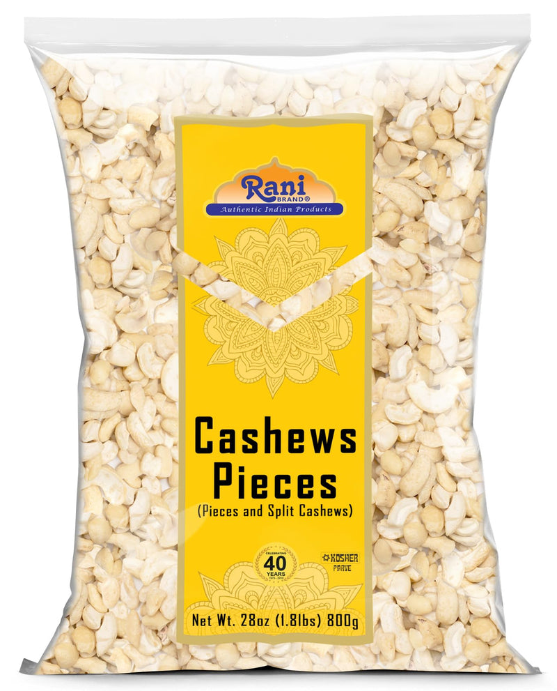 Rani Raw Cashews Halves and Pieces 28oz