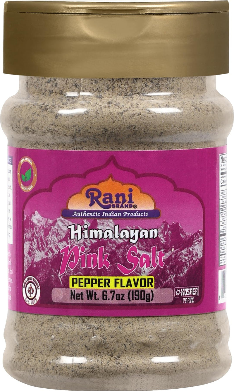 Rani Himalayan Pink Salt Pepper Flavor 6.7oz