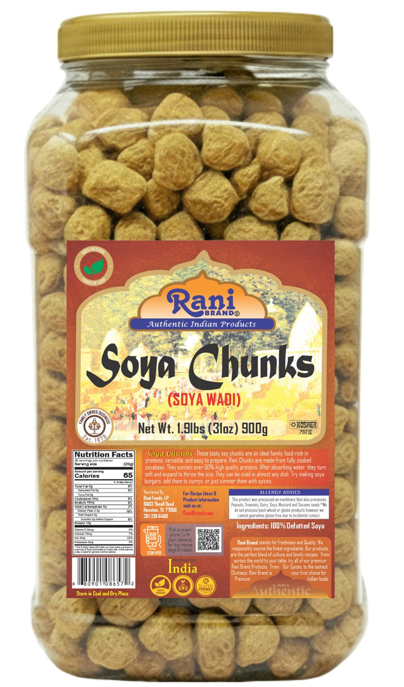 Rani Soya Chunks Nuggets (High Protien) Vadi 31oz