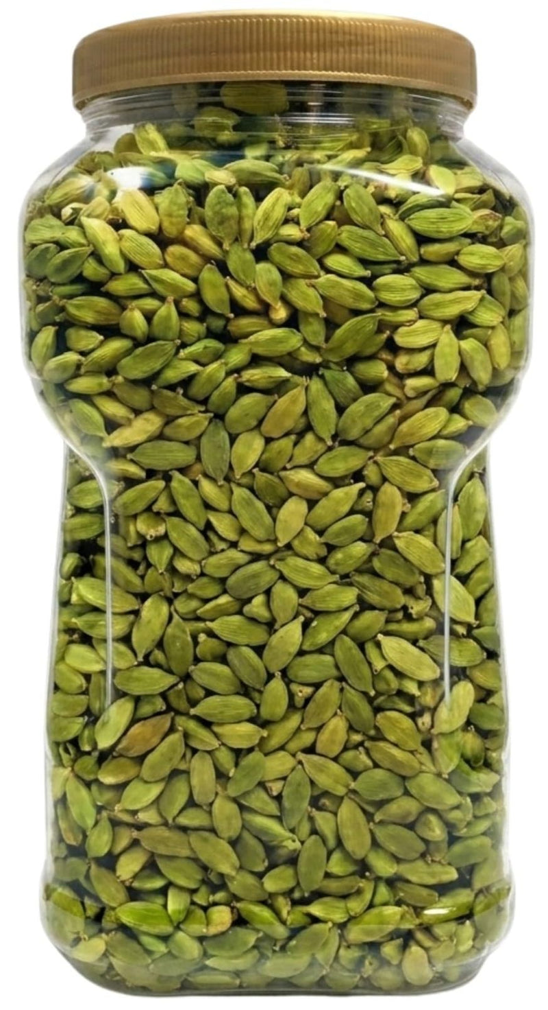 Rani Green Cardamom Pods Spice (Hari Elachi) 48oz (3lbs) 1.36kg PET Jar ~ All Natural | Vegan | Gluten Friendly | NON-GMO | Kosher | Product of India