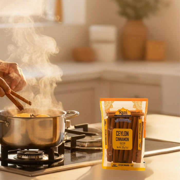Rani Ceylon Cinnamon Sticks 7oz (200g) ~ 20-24 Sticks 5 Inches in Length, True Ceylon Cinnamon (Not Cassia) ~ All Natural | Vegan | No Colors | Gluten Friendly | NON-GMO | Indian Origin