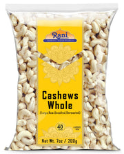 Rani Raw Cashews Whole (uncooked, unsalted) 7oz