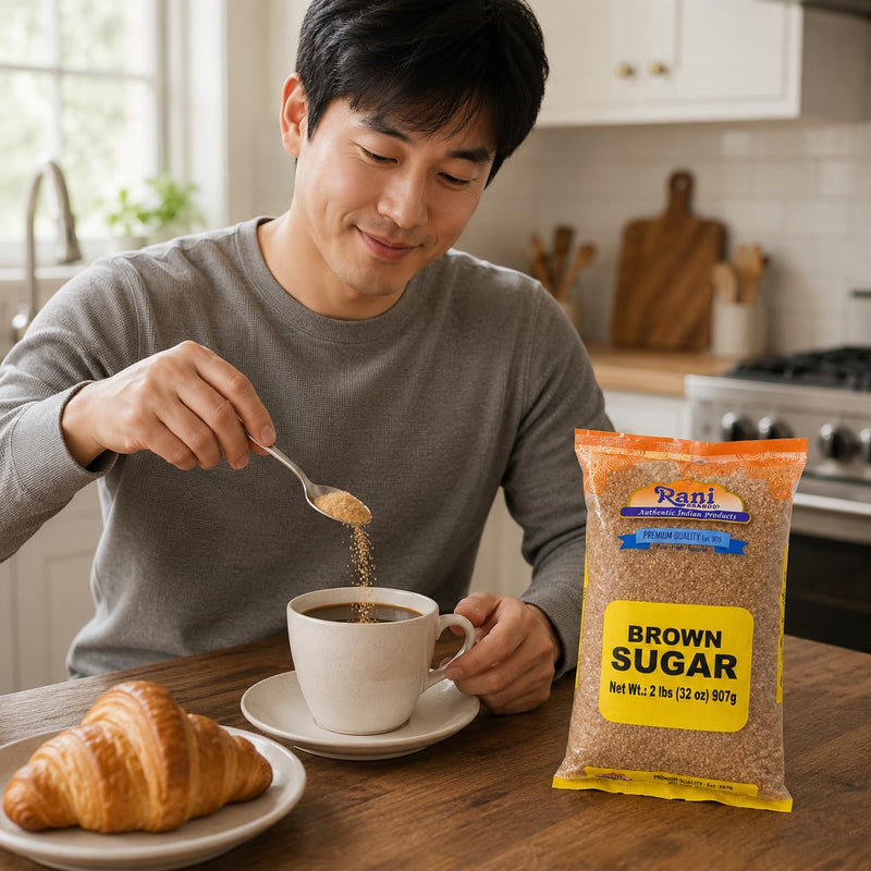 Rani Brown Sugar 32oz (2lbs) 908g ~ All Natural | Gluten Friendly | Vegan | Non-GMO | Kosher | Indian Origin