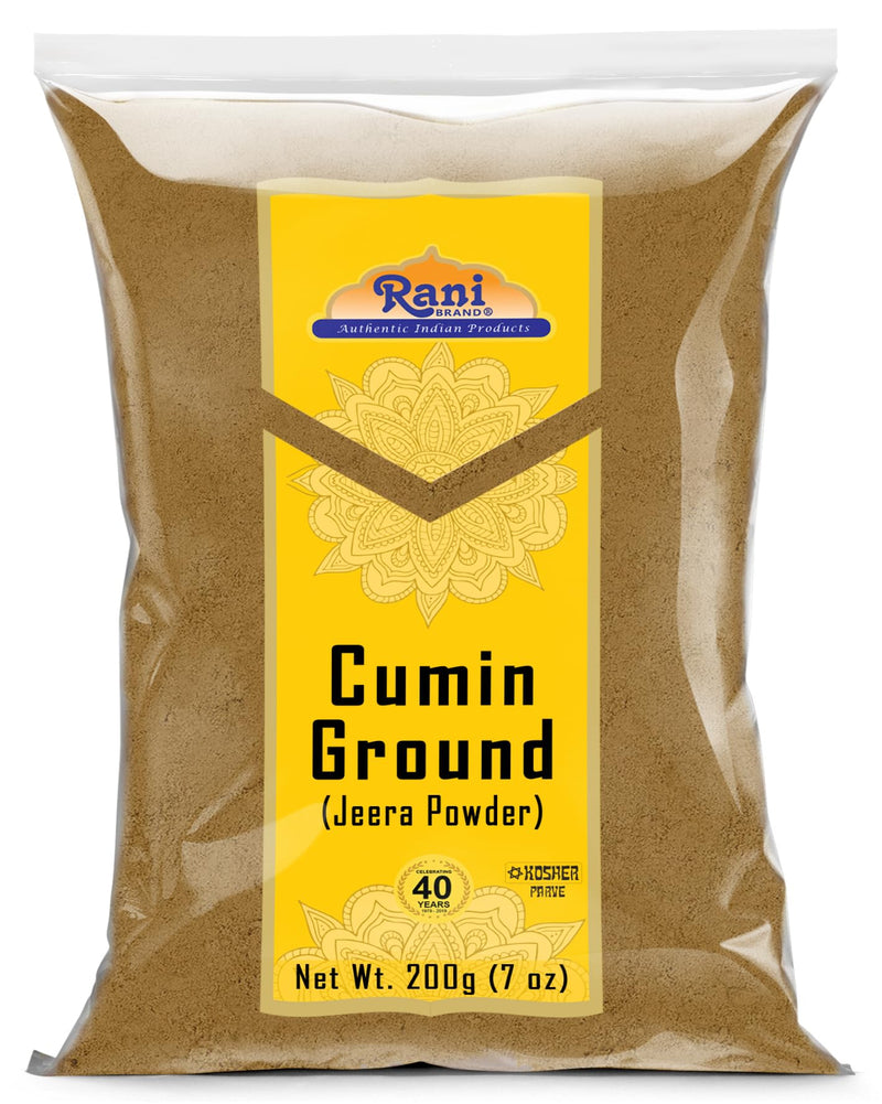 Rani Cumin (Jeera) Powder Spice 200g (7oz) ~ All Natural | Vegan | Gluten Friendly | NON-GMO | Kosher | Indian Origin