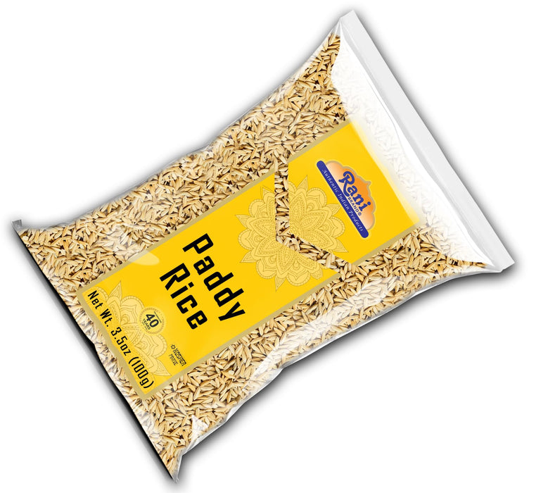 Rani Paddy Rice (Raw Unfinished Rice) 3.5oz (100g) ~ All Natural | Vegan | Gluten Friendly | NON-GMO | Kosher | Product of USA