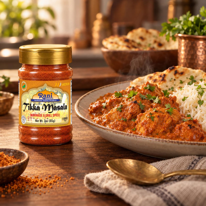 Rani Tikka Masala Indian 7-Spice Blend 3oz (85g) ~ All Natural, Salt-Free | Vegan | Kosher | No Colors | Gluten Free Ingredients | NON-GMO