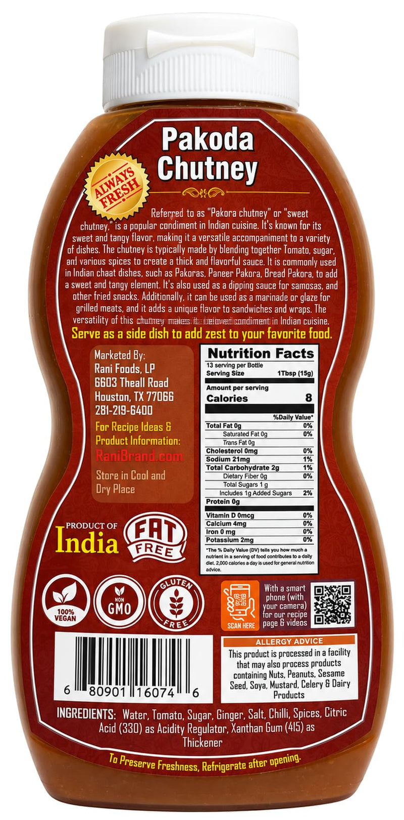 Rani Sauces & Chutneys {12 Varieties}