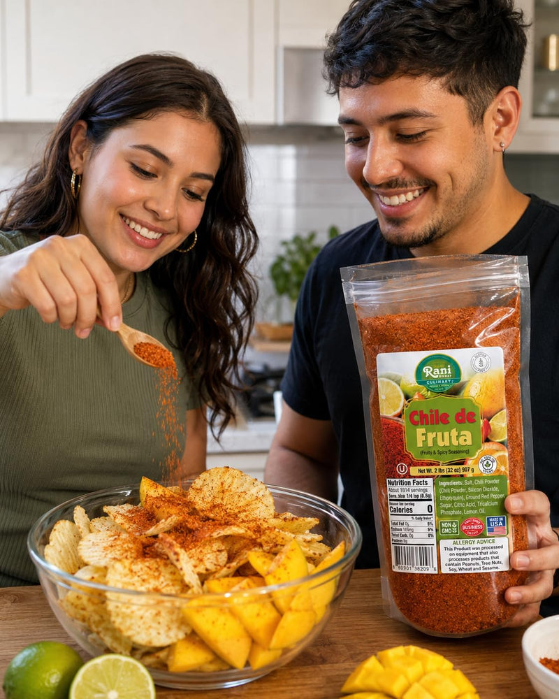 Rani Chile de Fruta (Fruity & Spicy Seasoning) 32oz (2lbs) 908g ~ Gluten Free | NON-GMO | Kosher | Vegan | Sodium Free | Product of USA