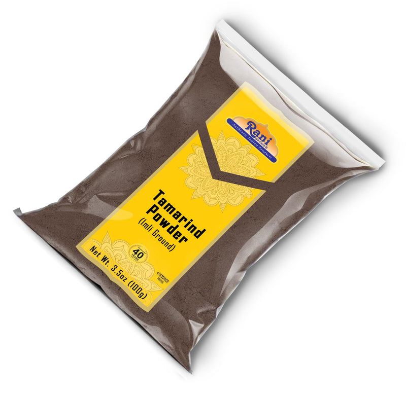 Rani Tamarind Powder (Imli) 3.5oz (100g) No added sugar/salt | Vegan | Gluten Free Ingredients | NON-GMO | Kosher | Indian Origin
