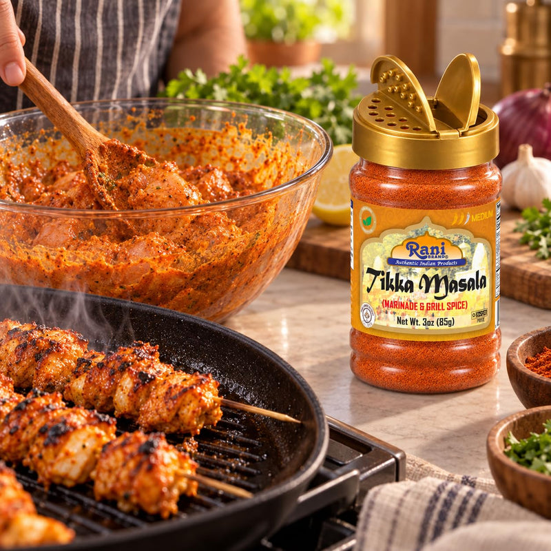 Rani Tikka Masala Indian 7-Spice Blend 3oz (85g) ~ All Natural, Salt-Free | Vegan | Kosher | No Colors | Gluten Free Ingredients | NON-GMO