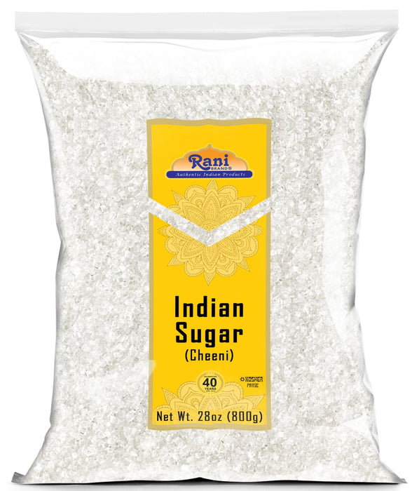 Rani Indian Sugar Khand (Khandsari) 28oz (800g) ~ All Natural | Gluten Friendly | No Colors | Vegan | Kosher | Indian Origin