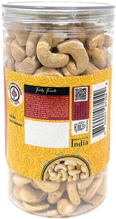 Rani Salted Roasted Cashews 14oz (400g) PET Jar, Pack of 6, Non-Fried, Oil Free ~ All Natural | Vegan | Gluten Friendly | NON-GMO | Kosher | Air Roasted, Crunchy & Flavorful