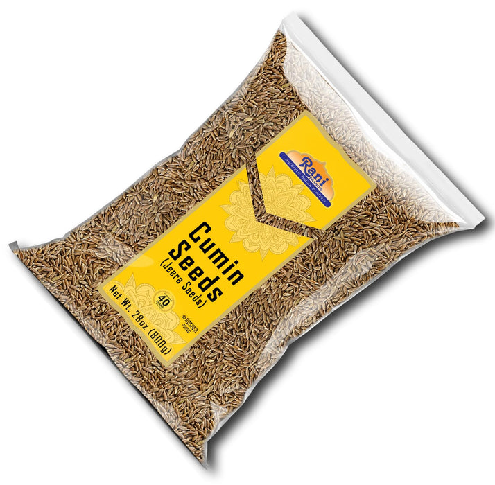 Rani Cumin Seeds Whole (Jeera) Spice 28oz (800g) ~ All Natural | Gluten Friendly | NON-GMO | Kosher | Vegan | Indian Origin