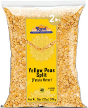 Rani Yellow Peas Split, Dried (Vatana, Matar) 32oz