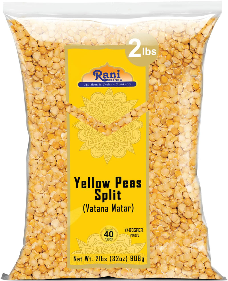Rani Yellow Peas Split, Dried (Vatana, Matar) 32oz