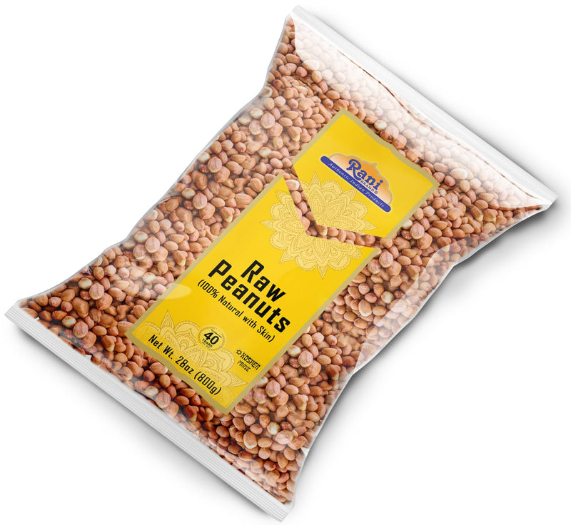 Rani Peanuts, Raw Whole With Skin (uncooked, unsalted) ~ All Natural | Fresh Product of USA ~ Spanish Grade Groundnut / Redskin {9 Sizes Available}