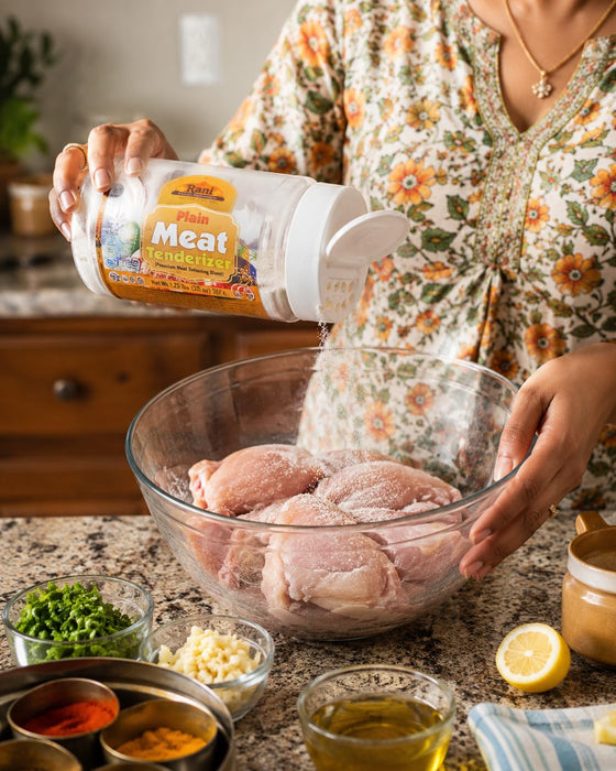 Rani Plain Meat Tenderizer (Premium Meat Softening Blend) 1.25lbs (20oz) 567g PET Jar ~ Gluten Free | NON-GMO | Kosher | Vegan | Product of USA
