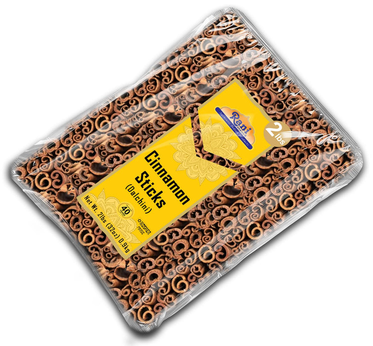 Rani Cinnamon Sticks 32oz (2lbs) 908g Bulk Bag - 175-200 Sticks - Strong Aroma, Perfect for Baking, Cooking & Beverages | 3+ Inches Length - Cassia Saigon Cinnamon from Vietnam | Kosher