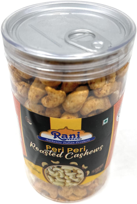 Rani Peri Peri Roasted Cashews 14oz (400g) PET Jar, Pack of 6, Non-Fried, Oil Free ~ All Natural | Vegan | Gluten Friendly | NON-GMO | Kosher | Air Roasted, Crunchy & Flavorful