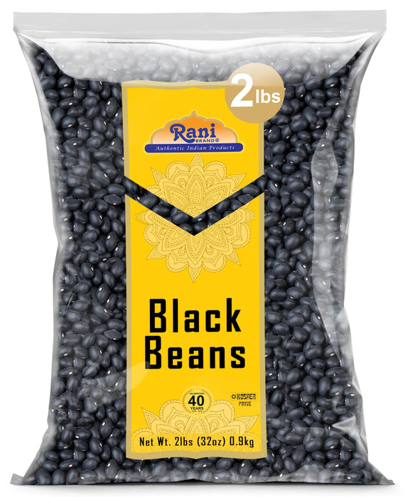 Rani Black Beans (Turtle Beans) 32oz (2lbs) 908g ~ All Natural | Vegan | Gluten Friendly | NON-GMO | Kosher | Product of USA