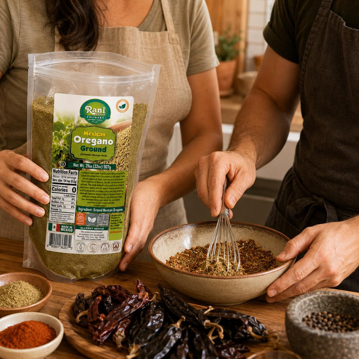 Rani Mexican Oregano Ground (Authentic Mexican Herb) 32oz (2lbs) 908g ~ All Natural | Gluten Free | NON-GMO | Kosher | Vegan | Sodium Free | Product of Mexico