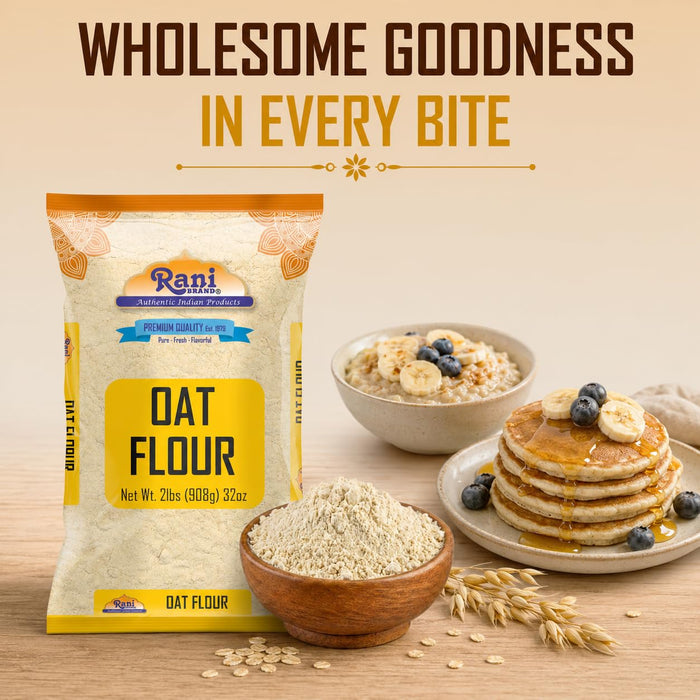 Rani Oat Flour 32oz (2lbs) 908g ~ All Natural | Gluten Free | NON-GMO | Kosher | Vegan | Product of USA