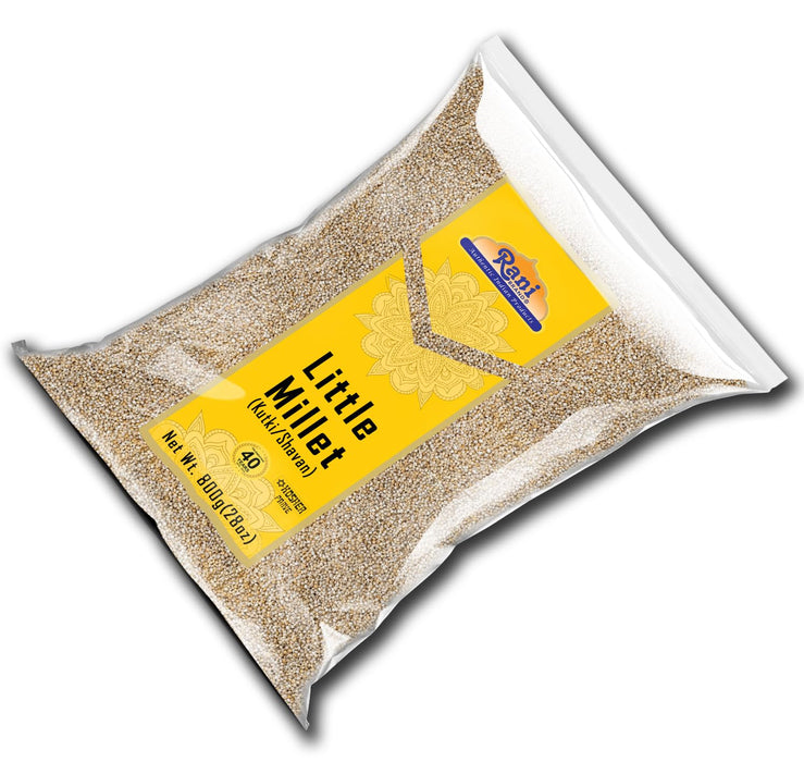 Rani Little Millet (Panicum Sumatrense) Whole Ancient Grain Seeds 28oz (800g) ~ All Natural | Gluten Friendly | NON-GMO | Kosher | Vegan | Indian Origin | Kutki / Shavan / Saamai / Sama Kannada