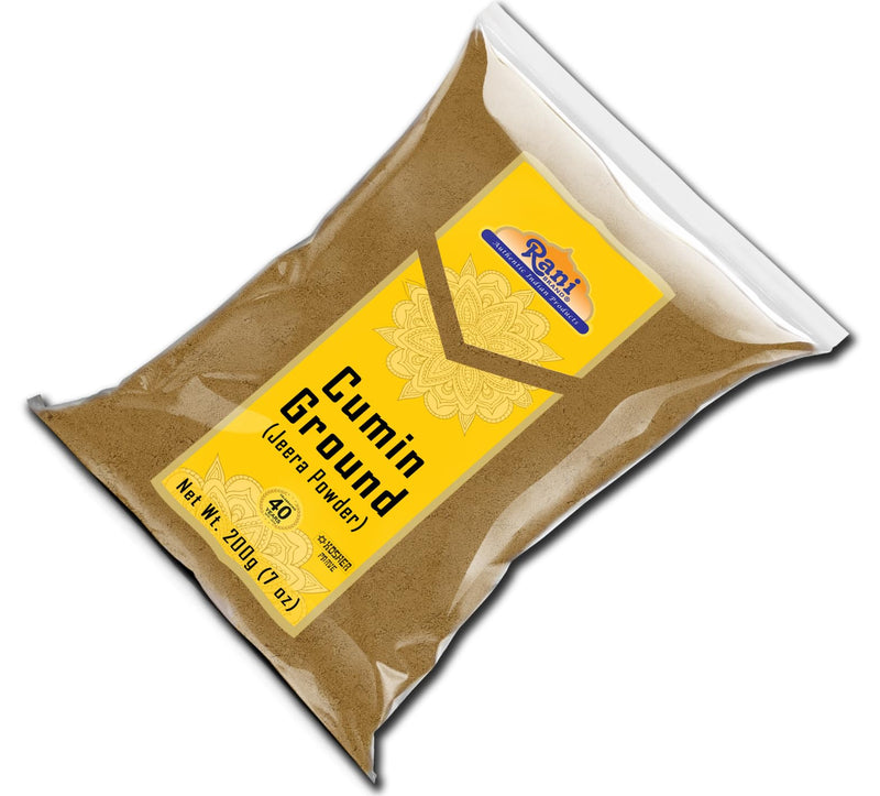 Rani Cumin (Jeera) Powder Spice 200g (7oz) ~ All Natural | Vegan | Gluten Friendly | NON-GMO | Kosher | Indian Origin
