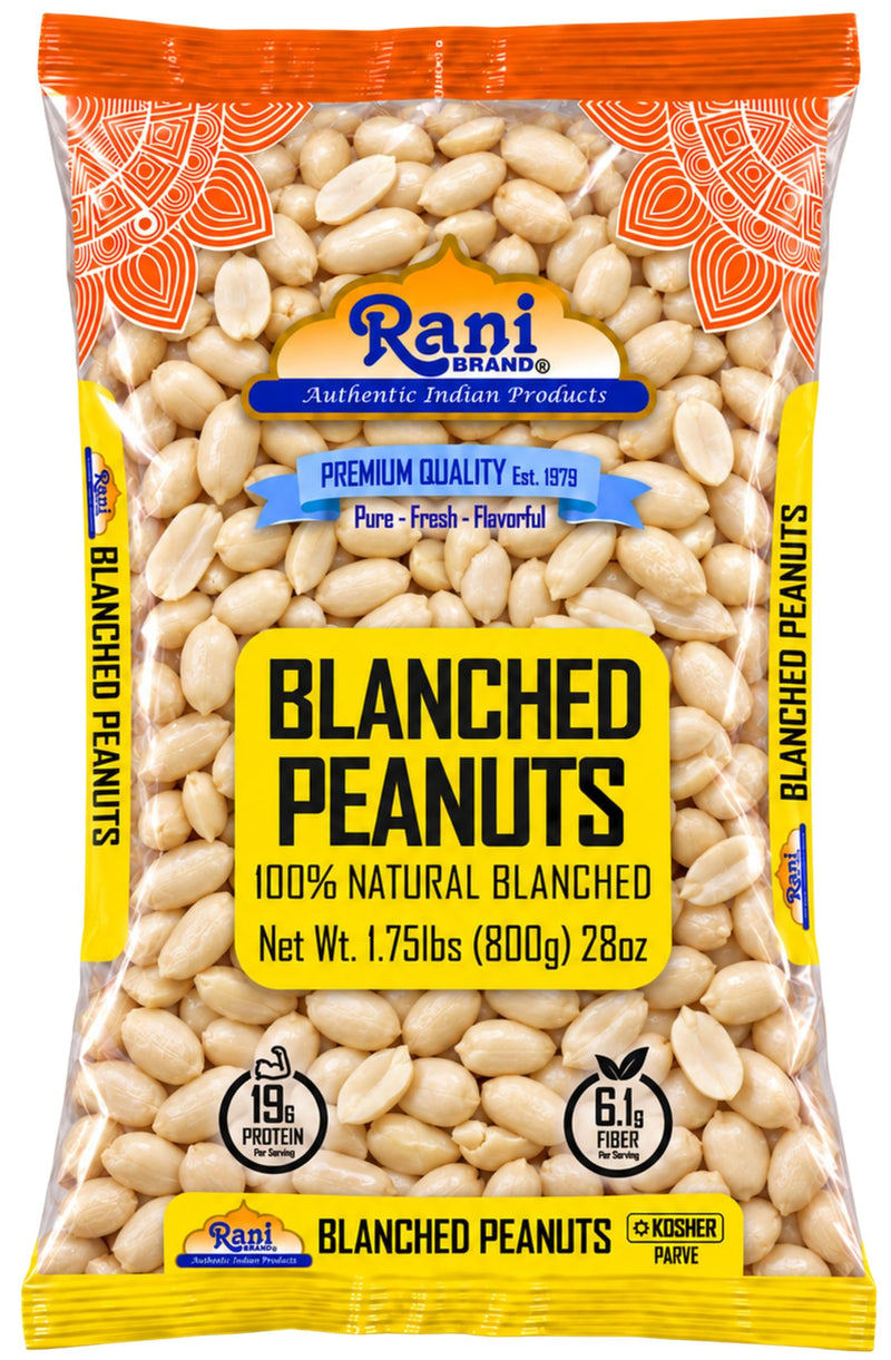 Rani Blanched Peanuts {4 Sizes Available}