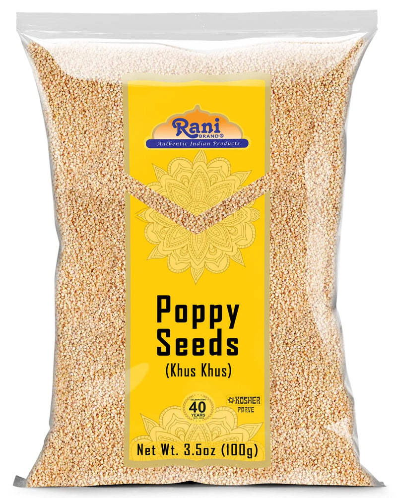 Rani White Poppy Seeds Whole (Khus Khus) 3.5oz