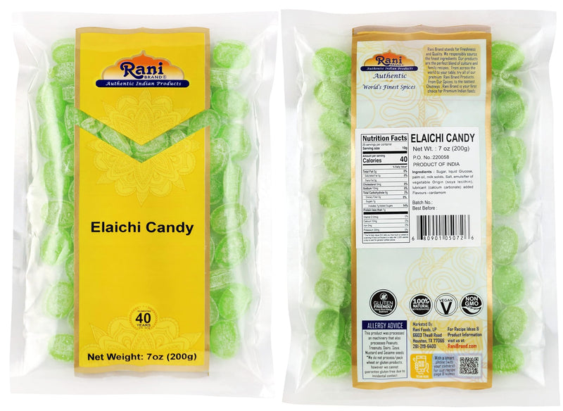Rani Assorted Candies 7oz (200g) Pack of 4, Fresh Butter, Orange, Elaichi, Happy Heart Candy ~ Indian Tasty Treats | Vegan | Gluten Friendly | NON-GMO | Indian Origin