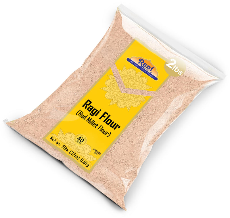 Rani Raggi Flour (Finger Millet) 2lbs (32oz) Bulk ~ All Natural | Vegan | Gluten Friendly | NON-GMO | Kosher | Indian Origin