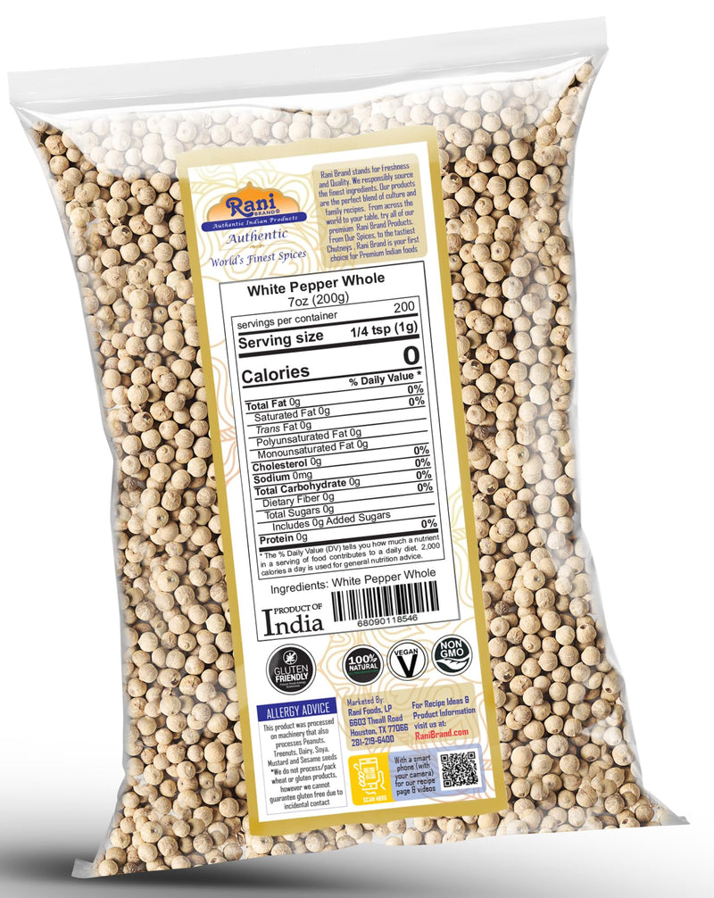 Rani White Pepper {5 Sizes Available}