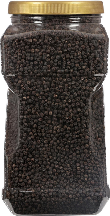 Rani Black Pepper Whole (Peppercorns), MG-1 Grade 80oz (5lbs) 2.27kg Bulk PET Jar ~ All Natural | Gluten Friendly | Non-GMO | Kosher | Perfect Size for Grinders!